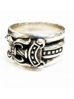 Chrome Hearts Dagger Ring Silver